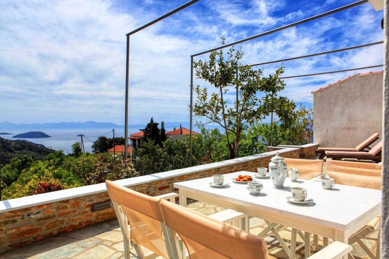 Villa Lemonia Glossa Exterior photo